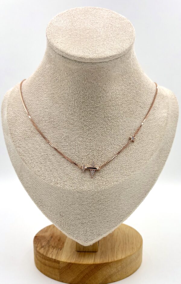 92.5 Sterling Silver Airplane Charm Necklace